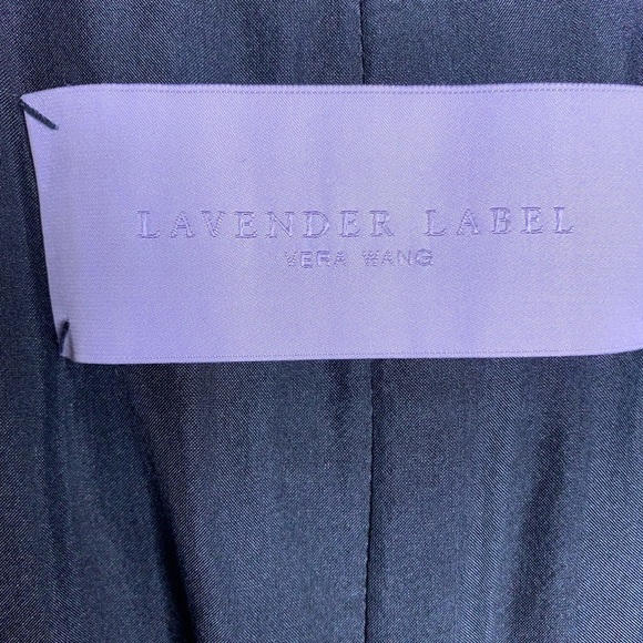 Rare Vera Wang Lavender Label Silk/Metallic Halter Mini Dress - Picture 3 of 11